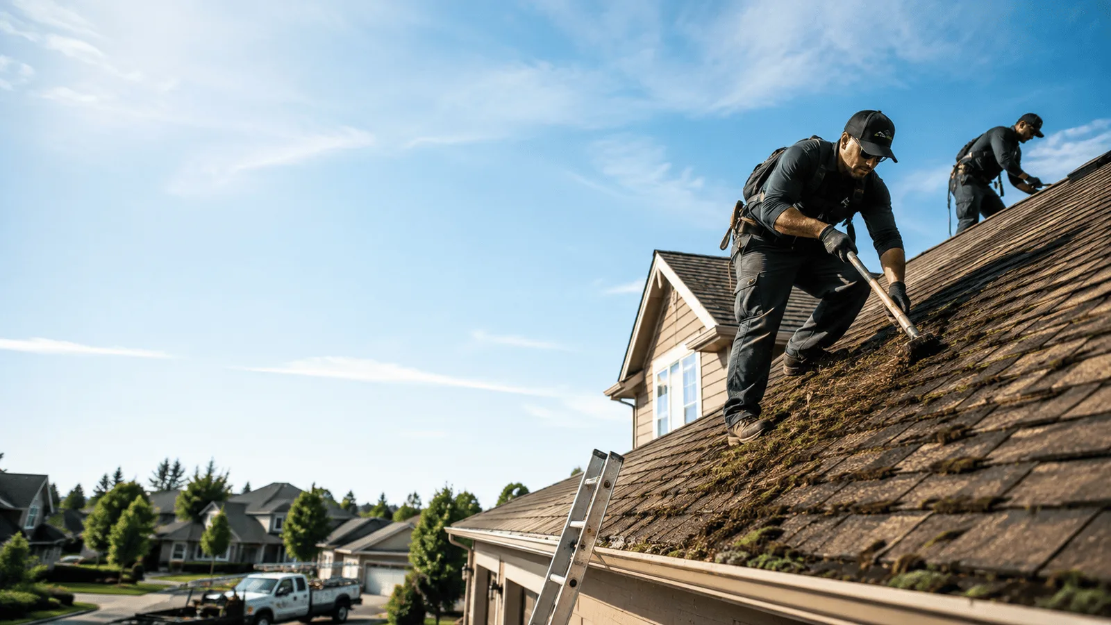 Roof Moss Removal in Woburn, MA near me